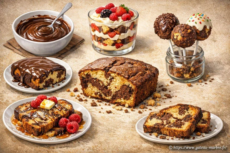 Que faire d’un gâteau marbré trop sec ? Astuces pour le rattraper et le sublimer