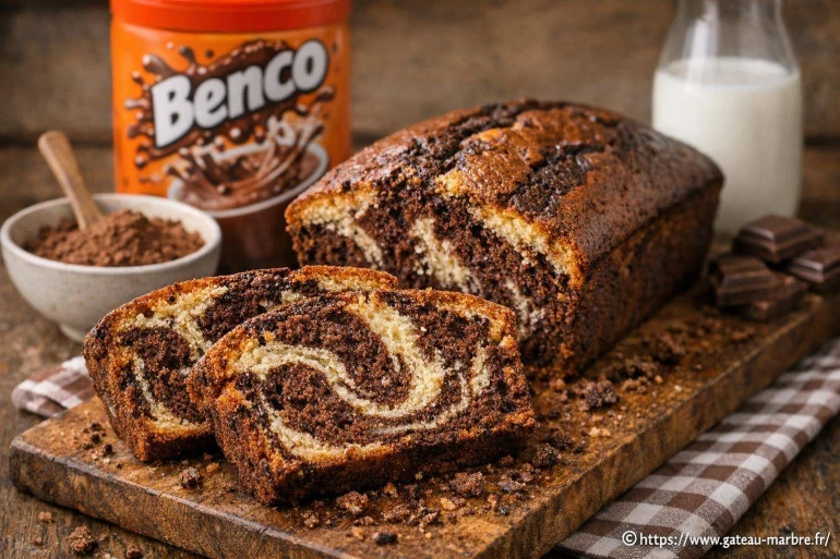 Gâteau marbré Benco : la recette chocolatée facile à réaliser