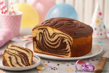 Recette de gâteau marbré pour anniversaire : conseils et décoration