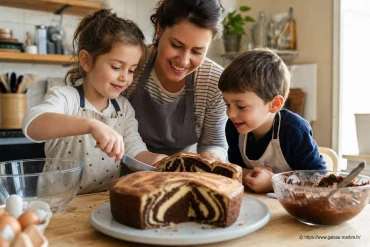 Réussir le gâteau marbré avec les enfants : une activité ludique et gourmande