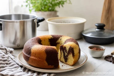 Gâteau marbré sans four : astuces et alternatives de cuisson