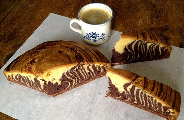 Gâteau Marbré Chocolat Vanille