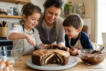 Réussir le gâteau marbré avec les enfants : une activité ludique et gourmande